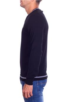 Maglia fred perry scollo v NERO Y7 - gallery 3