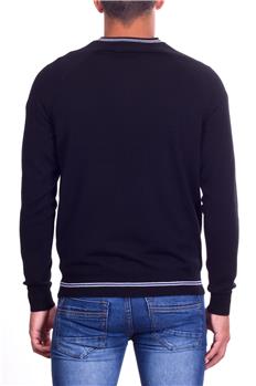 Maglia fred perry scollo v NERO Y7 - gallery 4