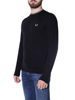 Maglia fred perry uomo BLACK CHAMPAGNE - gallery 3