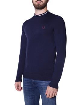 Maglia fred perry uomo CRBN BL SWHT MHG - gallery 3