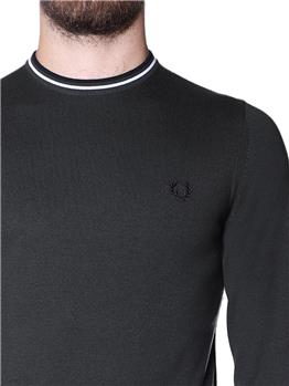 Maglia fred perry uomo HNT GRN SWHT BLK - gallery 5