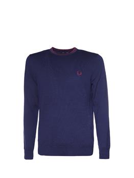 Maglia fred perry uomo NAVY AUBERGINE - gallery 2