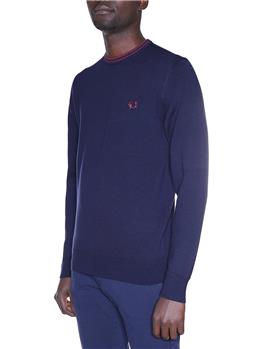 Maglia fred perry uomo NAVY AUBERGINE - gallery 3