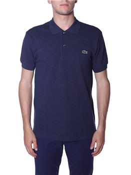 Polo lacoste classica melange BLU MELANGE