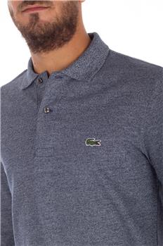 Polo lacoste uomo manica lunga GRIGIO MELANGE - gallery 5