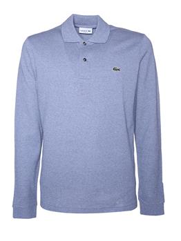 Polo lacoste manica lunga BLU CHINE CHIARO