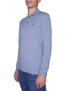 Polo lacoste manica lunga BLU CHINE CHIARO - gallery 3