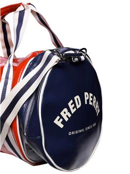 Borsa fred perry classica TARTAN RED NAVY - gallery 3