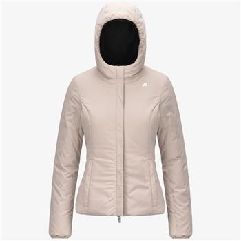 Piumino k-way donna corto BLACK P BEIGE