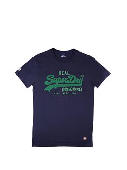 T-shirt superdry chenille tee NAVY