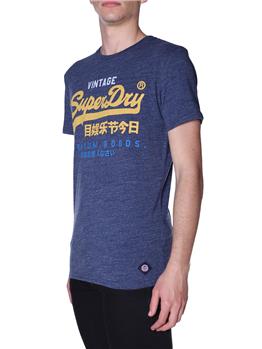 T-shirt superdry tri tee NAVY MARL - gallery 3