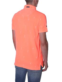 Polo superdry uomo puro cotone ARANCIO FLUO - gallery 3