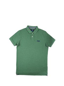 Polo superdry piquet classica VERDE