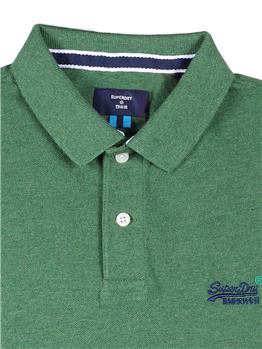 Polo superdry piquet classica VERDE - gallery 5