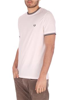 T-shirt fred perry uomo BIANCO - gallery 2