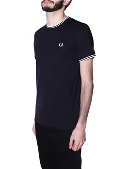T-shirt fred perry uomo BLACK - gallery 3