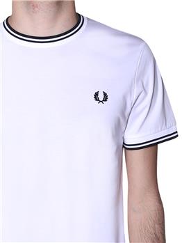 T-shirt fred perry uomo WHITE P0 - gallery 3