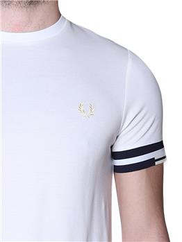 T-shirt fred perry uomo SNOW WHITE P1 - gallery 5