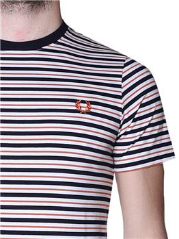 T-shirt fred perry classica SNOW WHITE - gallery 5