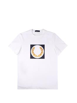 T-shirt fred perry logo grande SNOW WHITE - gallery 2