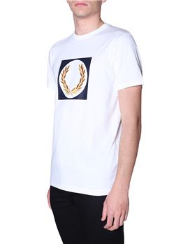 T-shirt fred perry logo grande SNOW WHITE - gallery 3