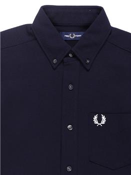 Polo camicia fred perry uomo NAVY - gallery 5