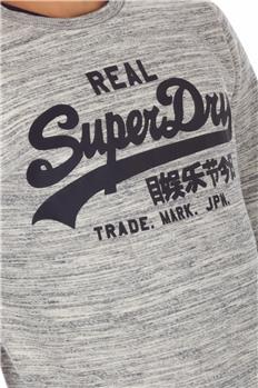 Superdry felpa scritte uomo GRIGIO CHIARO - gallery 5