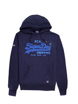 Felpa superdry uomo chenille NAUTICAL NAVY - gallery 2