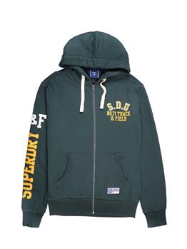 Felpa superdry cappuccio ENAMEL GREEN - gallery 2