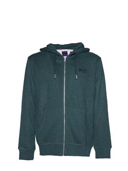 Felpa vintage superdry GREEN MARL - gallery 2