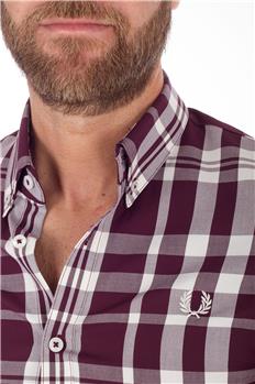 Fred perry camicia quadri BORDEAUX - gallery 5