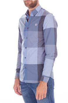 Fred perry camicia quadri CELESTE SCURO - gallery 2