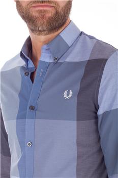 Fred perry camicia quadri CELESTE SCURO - gallery 5