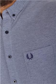 Polo camicia fred perry oxford GRIGIO - gallery 5