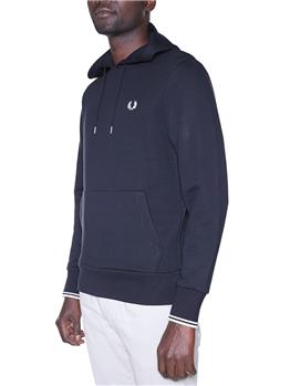 Felpa fred perry uomo NERO - gallery 3