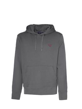 Felpa fred perry uomo VERDE MILITARE Y1
