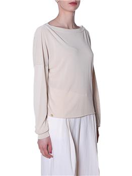 Maglia manila grace incrociato BEIGE - gallery 3