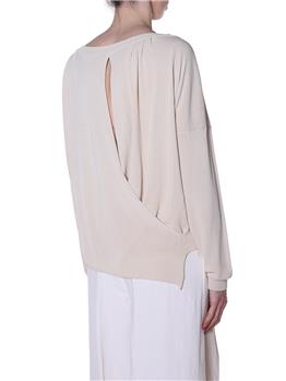 Maglia manila grace incrociato BEIGE - gallery 4