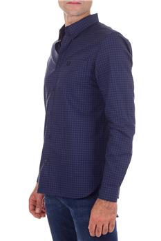 Camicia fred perry quadri BLU