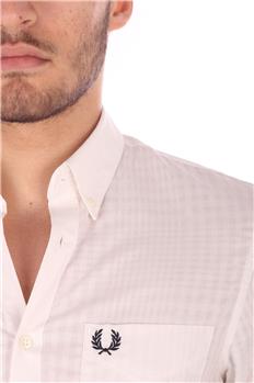 Camicia fred perry uomo cotone BIANCO - gallery 5