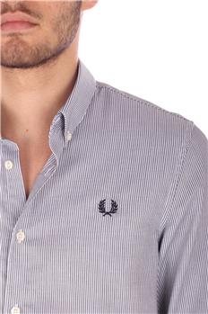 Camicia fred perry uomo BIANCO E BLU - gallery 5