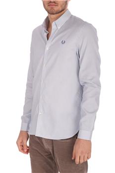 Camicia fred perry uomo RIGA CELESTE E BIANCA