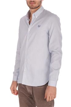 Camicia fred perry uomo RIGA CELESTE E BIANCA - gallery 2