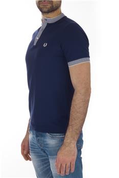 T-shirt fred perry coreana BLU - gallery 2
