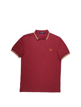 Fred perry polo mezza manica MAROON - gallery 2
