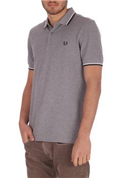 Polo fred perry uomo classica GRIGIO CHIARO