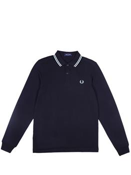 Polo fred perry manica lunga NAVY - gallery 2