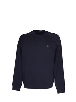 Felpa fred perry manica lunga NAVY - gallery 2
