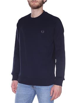 Felpa fred perry manica lunga NAVY - gallery 3