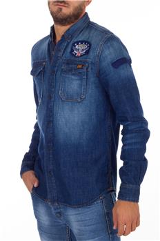 Superdry camicia jeans uomo JEANS